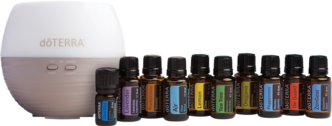 Originálny doTERRA Home Essentials Kit s difuzérom Petal